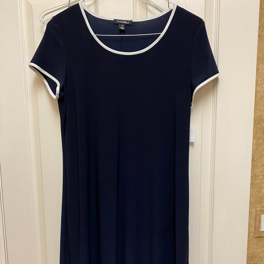 NWT Dressbarn Roz & Ali short sleeve A-line dress size PL